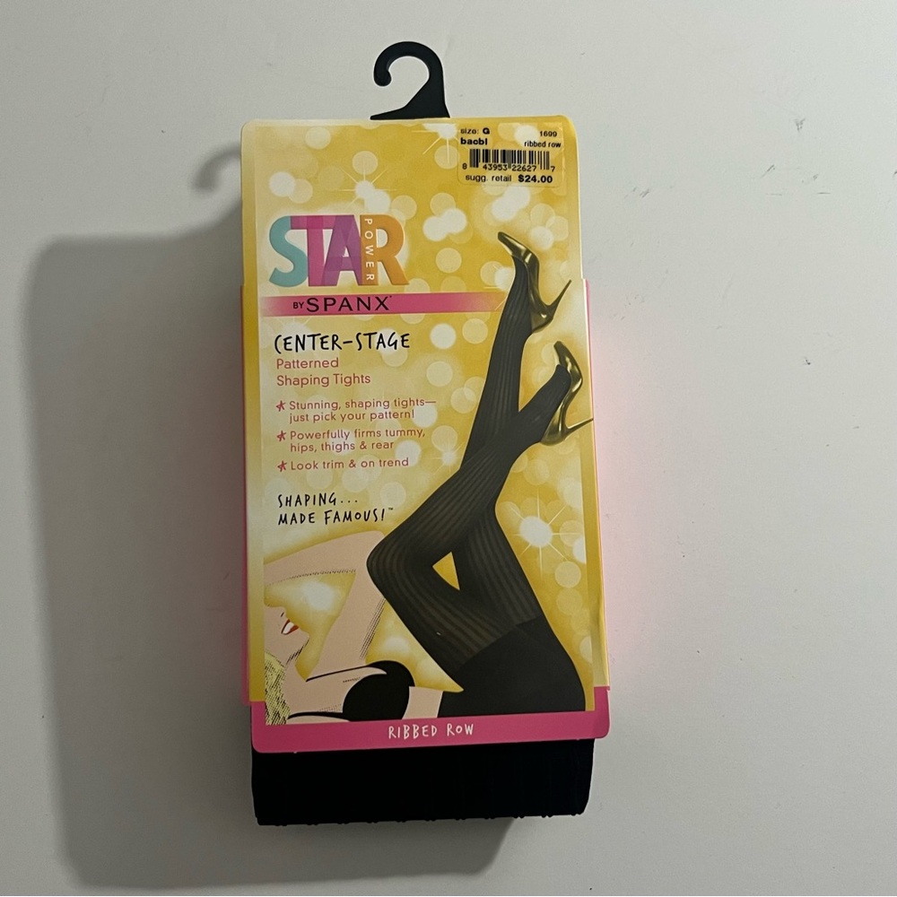 COPY - Spanx Women's Star Power Center Stage Ribbed Row Shaping Tights Size C